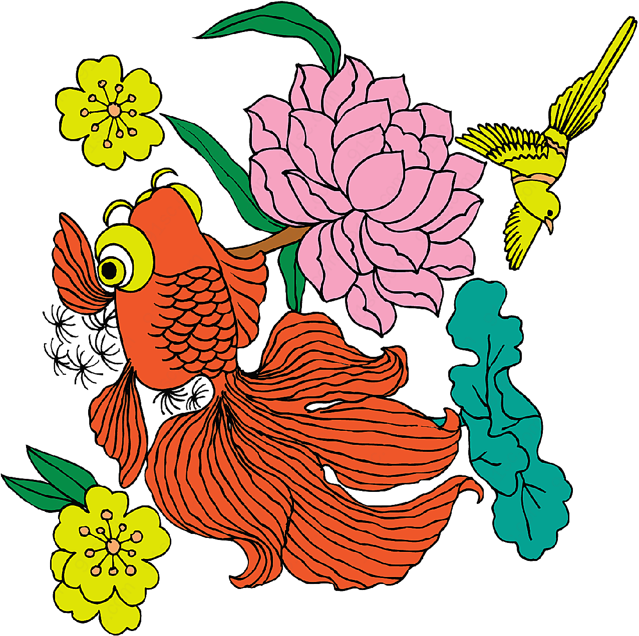 中国古典吉祥图案_70矢量传统文化