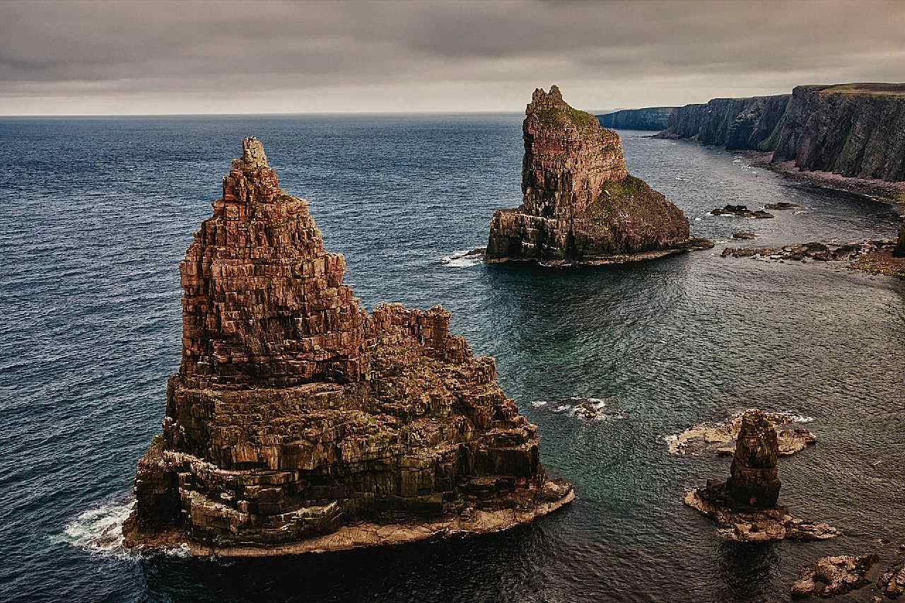 苏格兰海岸风景图片自然风景