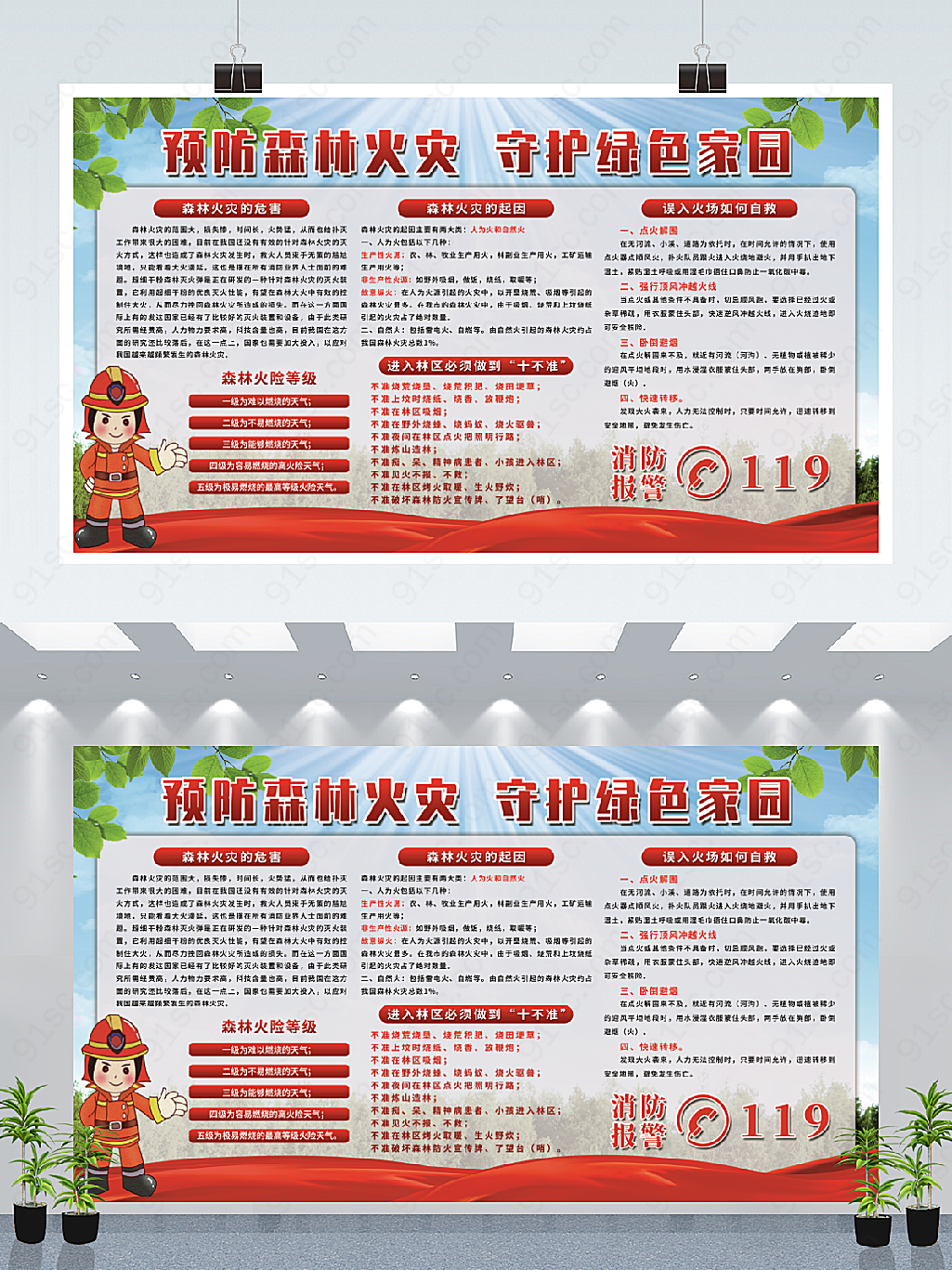预防森林火灾守护绿色家园