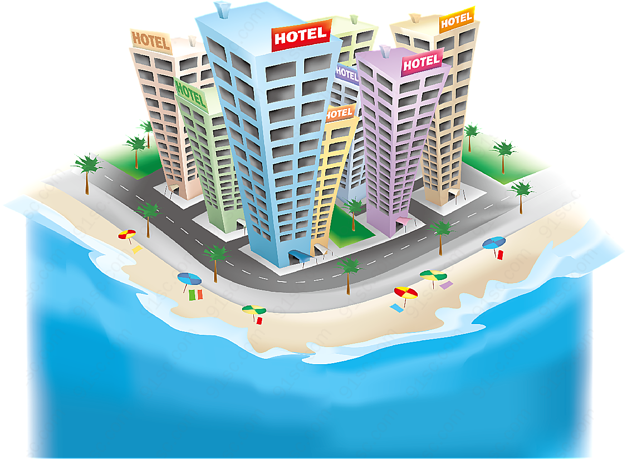 城市主题矢量矢量建筑景观