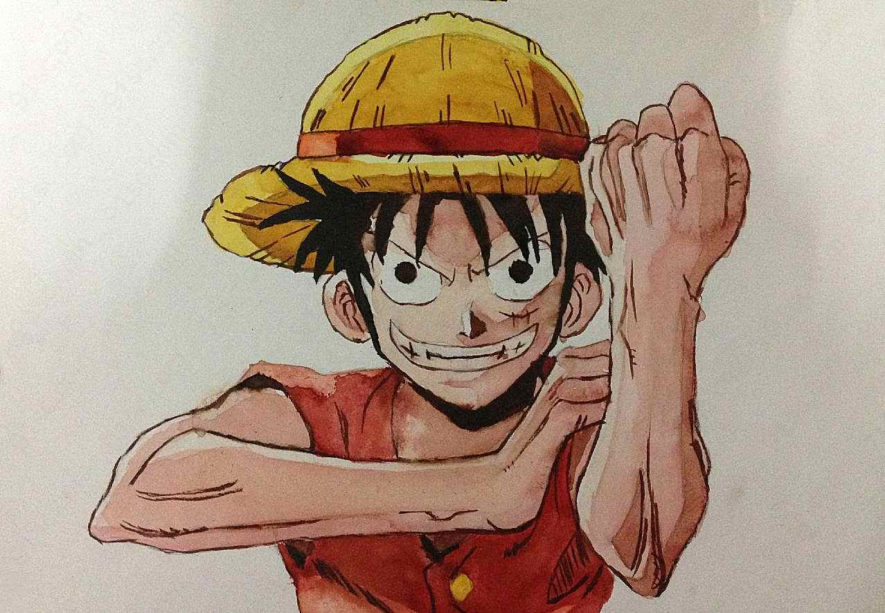 路飞霸气图片动漫图片