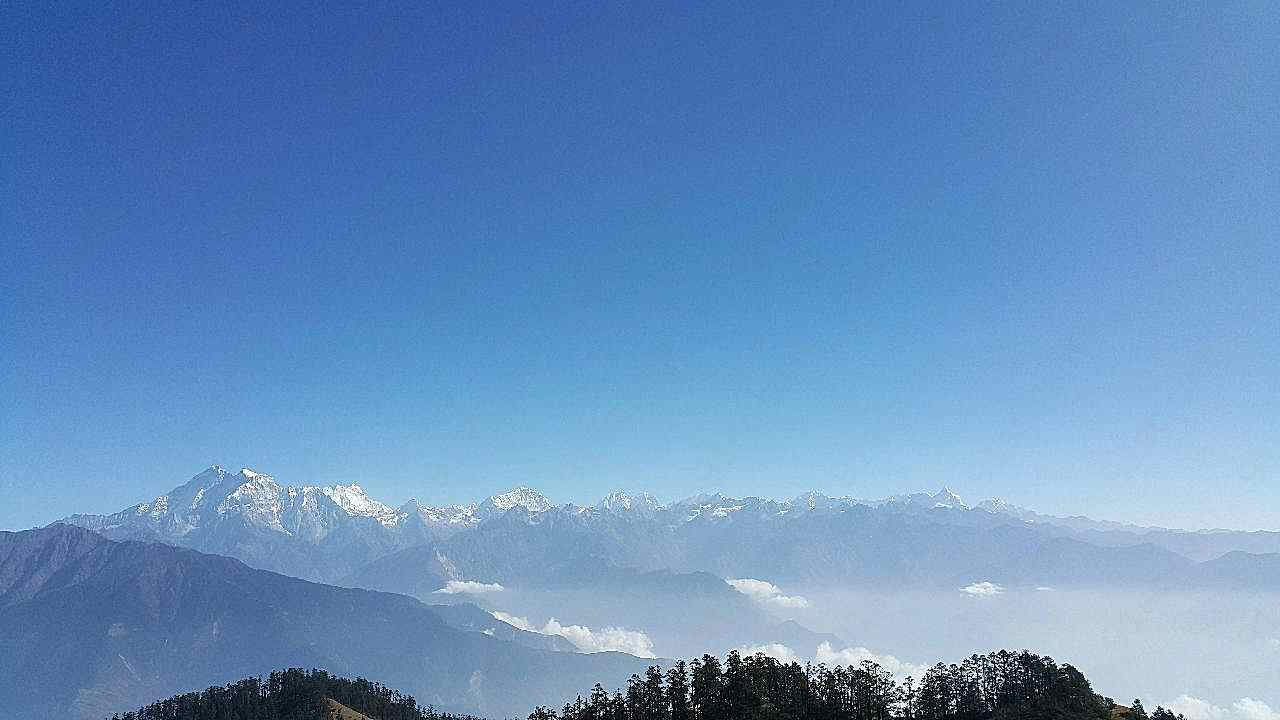 雪山冰川风景摄影图片自然