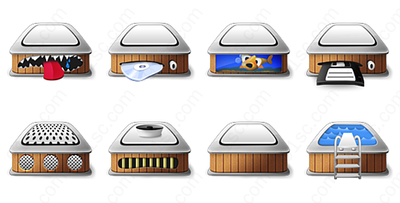 精美个性硬盘硬件图标