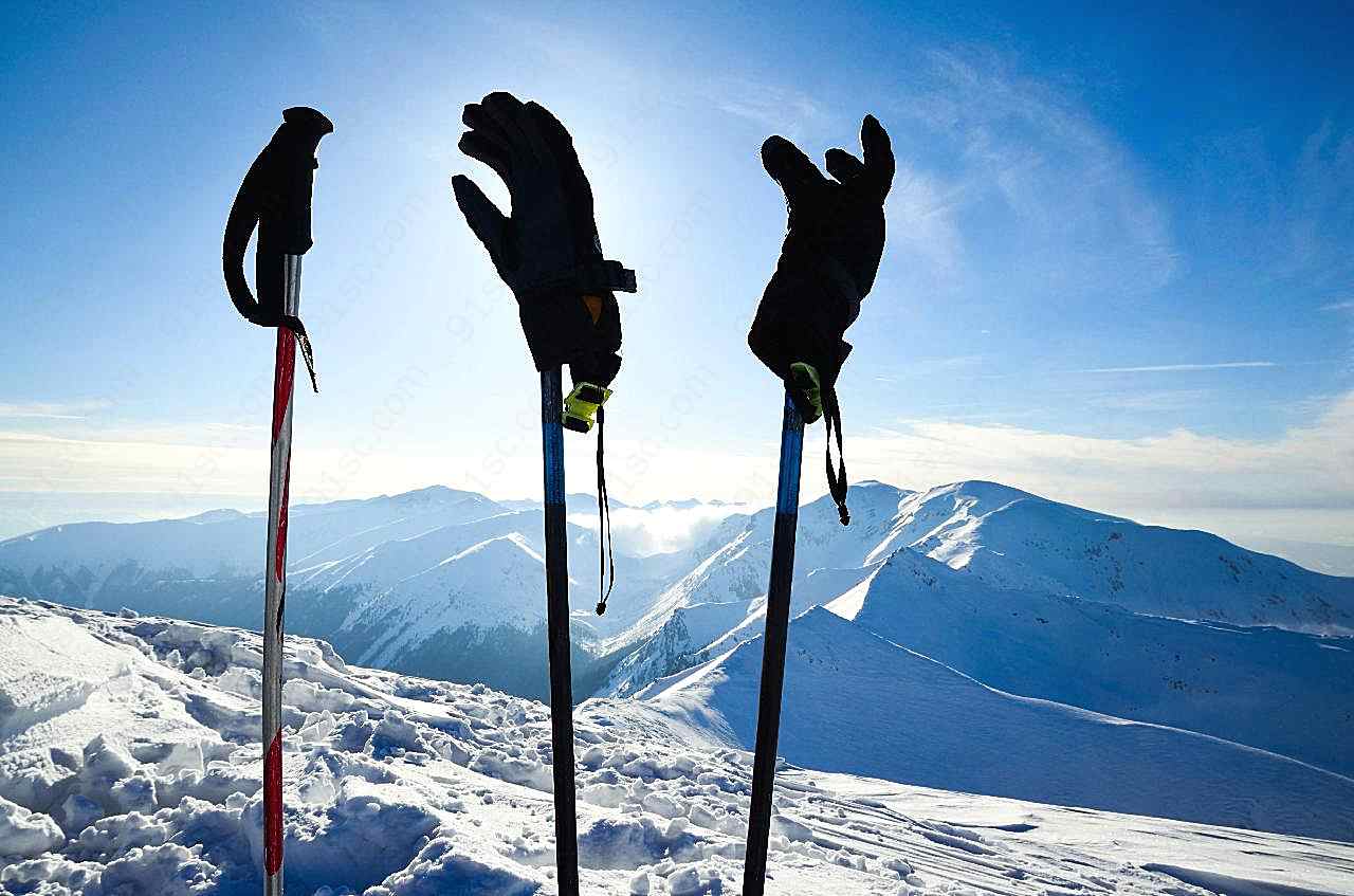 登山杖手套图片生活