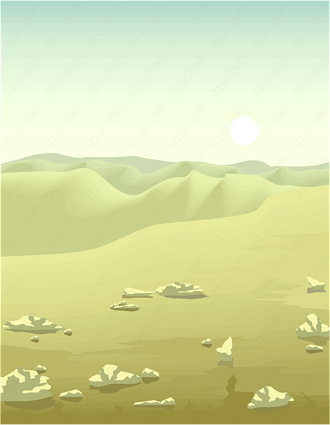矢量风景背景_141矢量自然风景