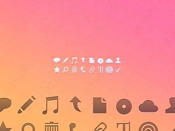 网站迷你图标psd素材网页元素